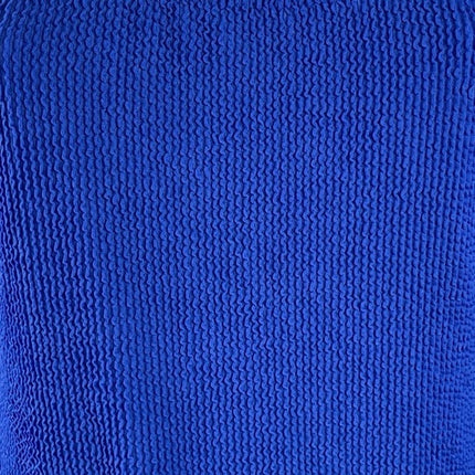 Shade & Shore Pucker Knit Scoop Neck Sleeveless One Piece Tank Bikini Swimwear M