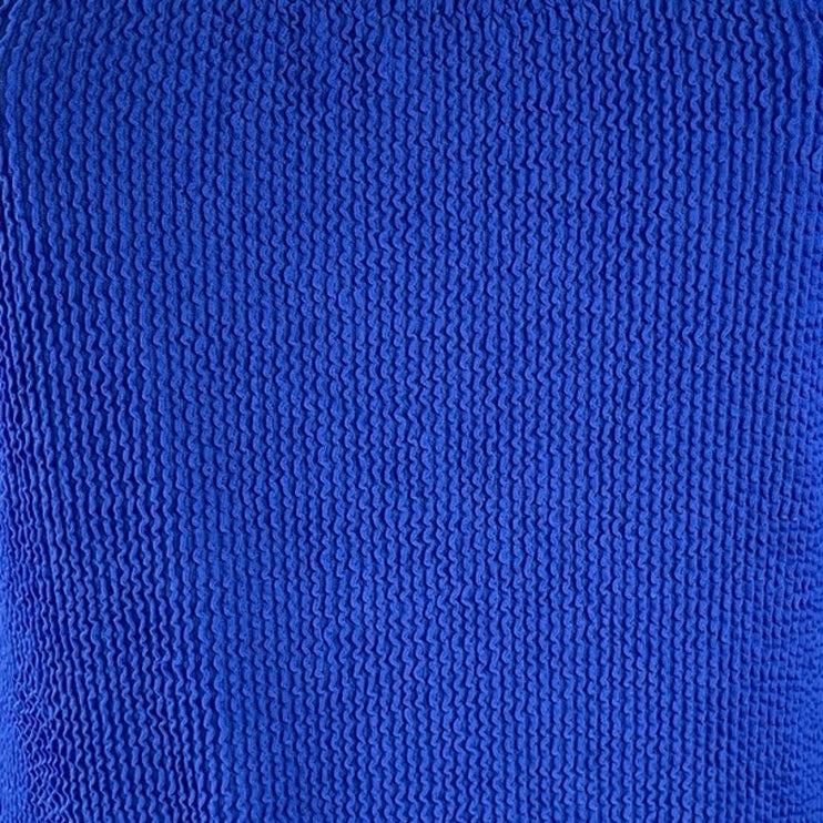Shade & Shore Pucker Knit Scoop Neck Sleeveless One Piece Tank Bikini Swimwear M