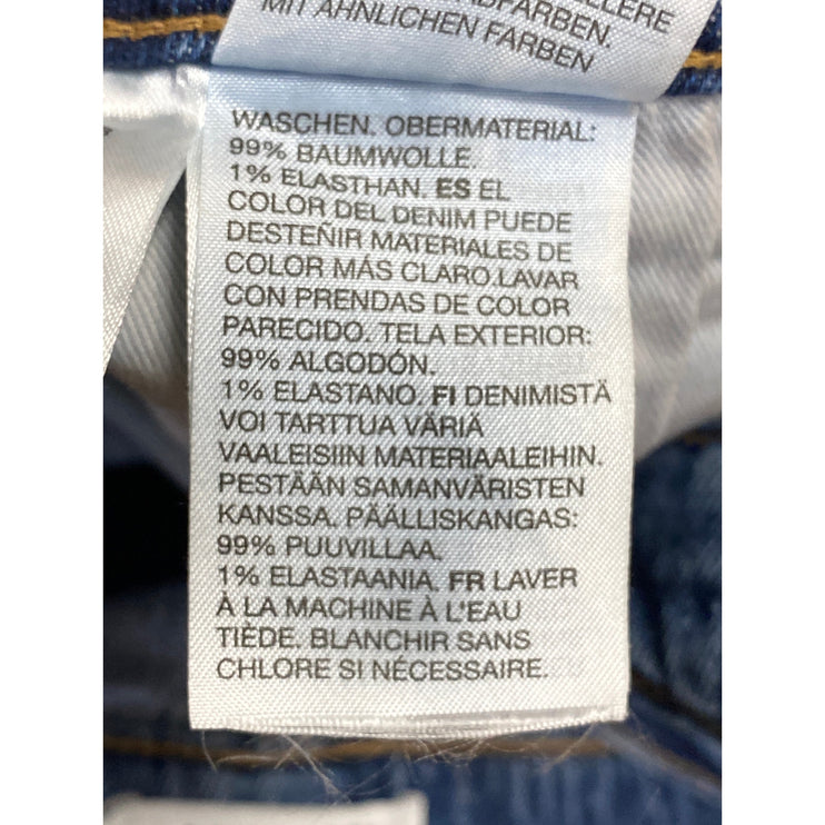 & Other Stories Women's Blue High Waisted Baggy Wide Leg Denim Jeans Pants Sz 30