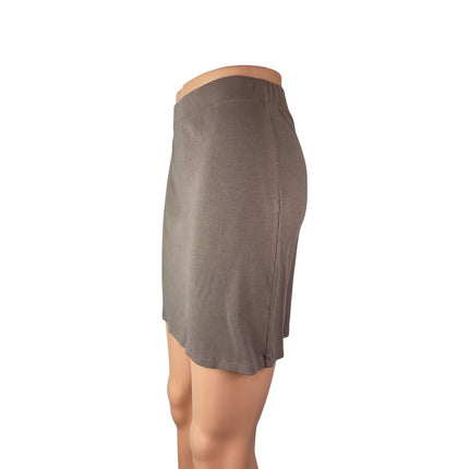 Aritzia Wilfred Free Women's Gray High Rise Office Mini Straight Pencil Skirt S