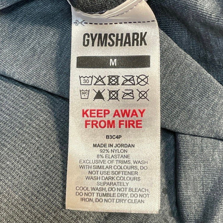 Gymshark Vital Soft Gray High Rise Yoga Workout Athletic Leggings Pants Size M