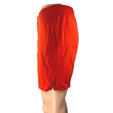 Banana Republic Aiden Men's Red Orange Elastic Waist Zipper Chino Shorts Size S