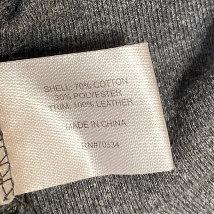 Orvis Brighton Mens Gray Yellow Quarter Zip Long Sleeve Sweatshirt Sweater Top M