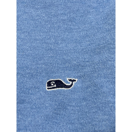 Vineyard Vines Men's Blue Quarter Zip High Neck Long Sleeve Sweater Top Size S