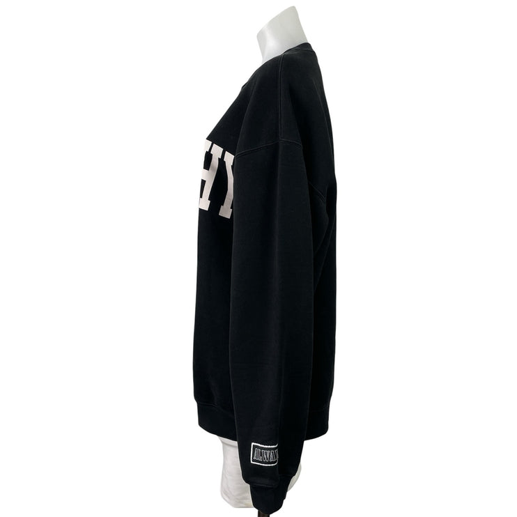 The Mayfair Group Empathy Always Black Long Sleeves Crewneck Sweatshirt Top M/L