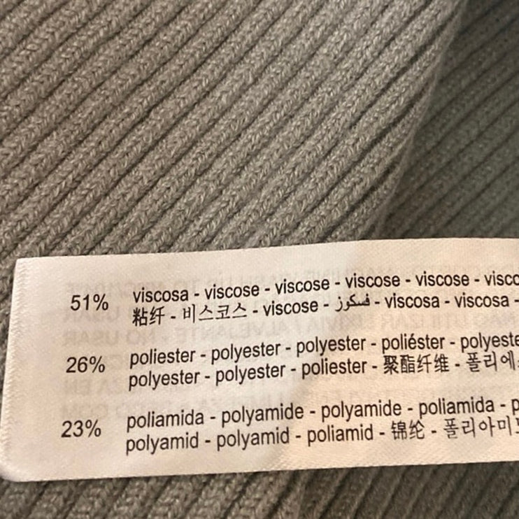 Zara Women's Gray Rib Knit Sleeveless Open Side Bow Tie Sweater Vest Tank Top S