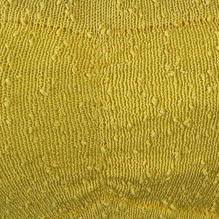 NEW Casablanca Women Yellow Strapless Textured Tube Bandeau Crop Top Size S