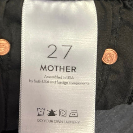 Mother Women's Black Gray High Waisted Looker Skinny Denim Jeans Pants Size 27
