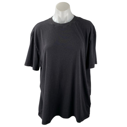 Skims Women's Black Crewneck Short Sleeve Oversized Casual Tee T-shirt Top Sz M