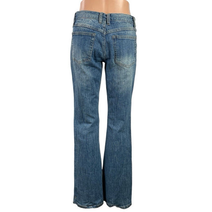 Brandy Melville J. Galt Blue Mid Rise Y2k Flared Bootcut Denim Jeans Size S