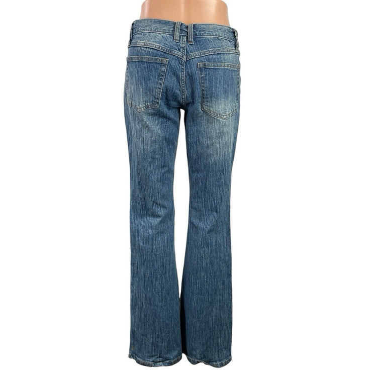 Brandy Melville J. Galt Blue Mid Rise Y2k Flared Bootcut Denim Jeans Size S