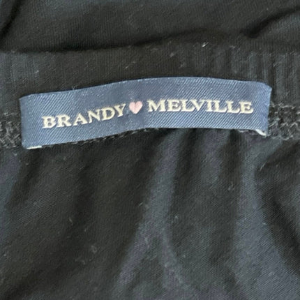 Brandy Melville Josie Black High Waisted Minimalist Maxi Straight Pencil Skirt M