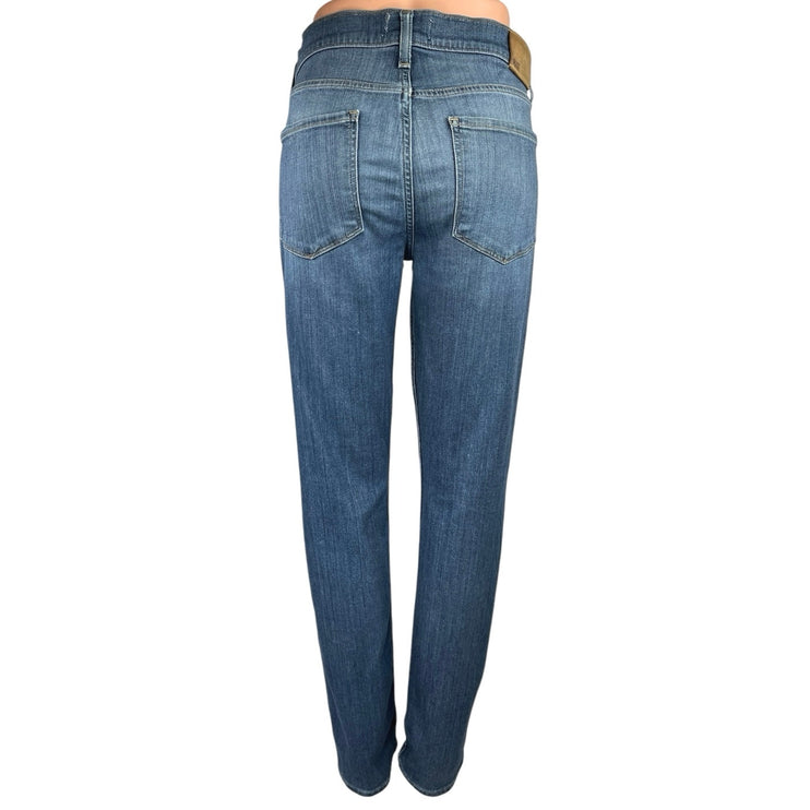 Paige Lennox Men's Blue Mid Rise Medium Wash Slim Straight Denim Jeans Size 31