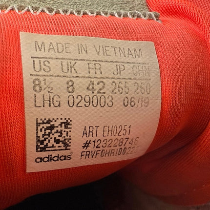 Adidas ZX Torsion Women's White Solar Red Lace Up Athletic Sneakers Shoes Sz 8.5