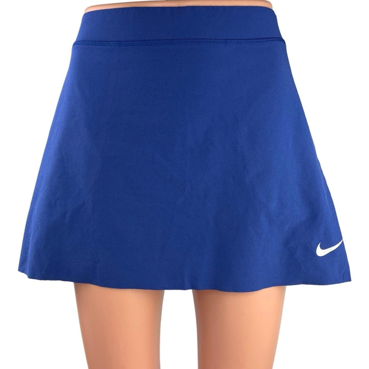 Nike Golf Blue High Waist Tiered Back Tennis Athletic A Line Mini Skirt Size S