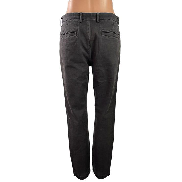 ONS Women's Black Washed High Waisted Straight Leg Denim Jeans Size 29x30