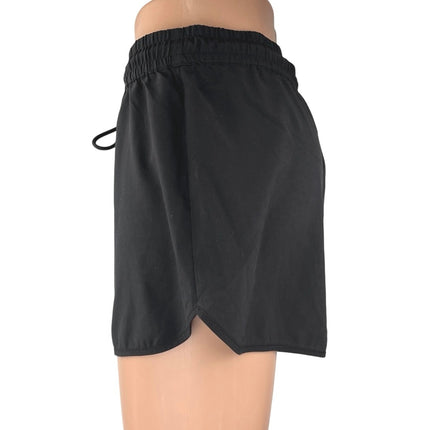 Aritzia TNAction Women's Black Relaxed Yoga Workout Athletic Mini Shorts Size S