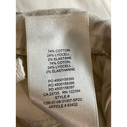 Aritzia Wilfred Free Women's Beige High Rise Wide Leg Baggy Trousers Pants Sz 6