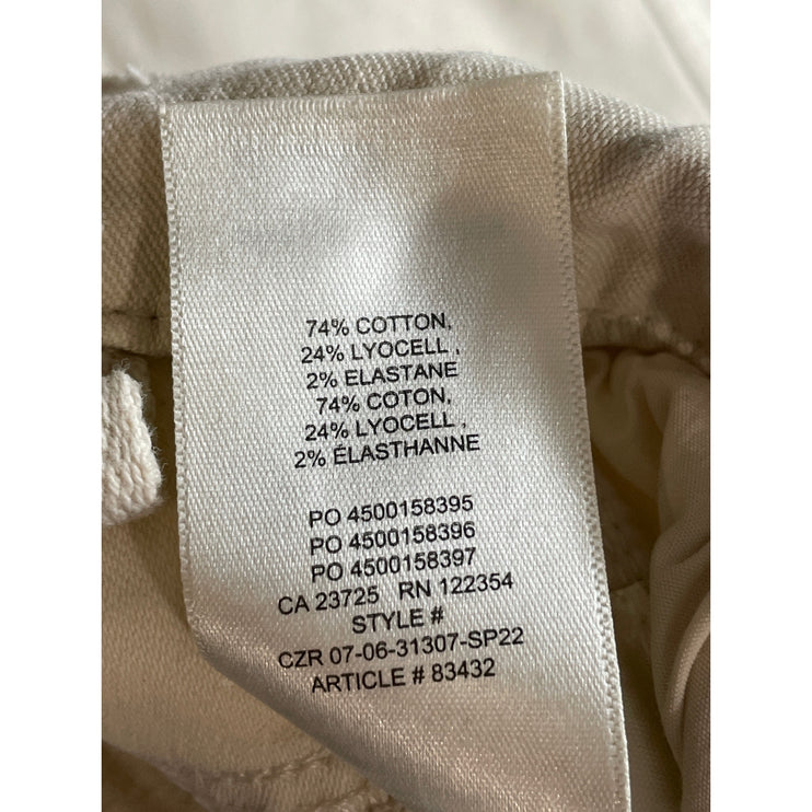 Aritzia Wilfred Free Women's Beige High Rise Wide Leg Baggy Trousers Pants Sz 6