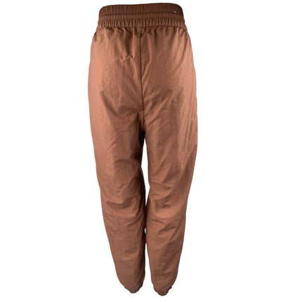 Gap Fit Women's Brown High Waisted Drawstring Tapered Jogger Sweat Pants Size XS