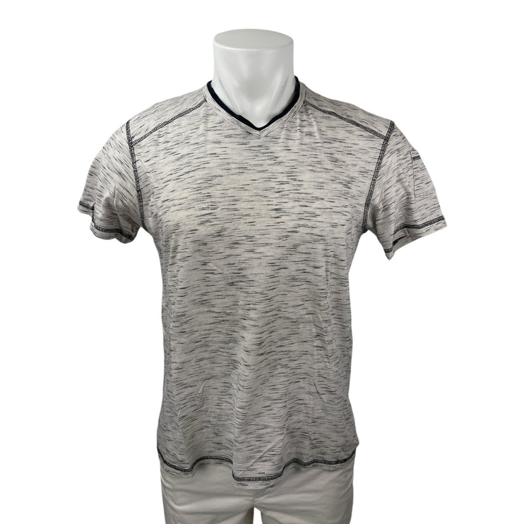 Modern Culture Men's Gray Heather Short Sleeve Basic V Neck T Shirt Tee Top Sz M