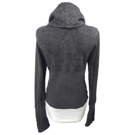 Lululemon Admiral Women's Black Army Military Long Sleeve Button Jacket Size 6