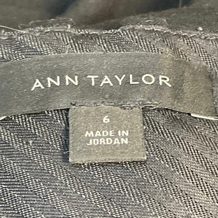 Ann Taylor Women's Black High Rise Career Flare Bootcut Trousers Pants Size 6