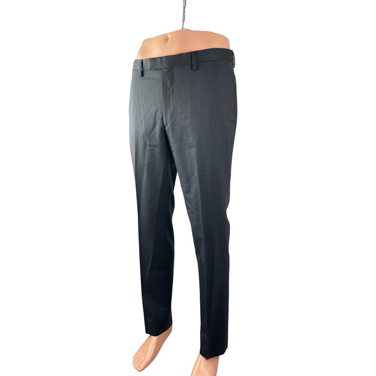 Banana Republic Marzotto Wool High Rise Slim Straight Trousers Dress Pants 32x32