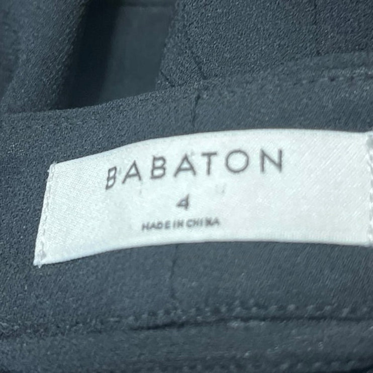 Aritzia Babaton Women's Black Long Sleeve Shawl Collar Open Blazer Coat Jacket 4