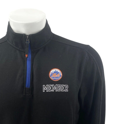 Member New York Mets MLB Basketball Omni-Wick Shotgun Quarter-Zip Pullover Sz L