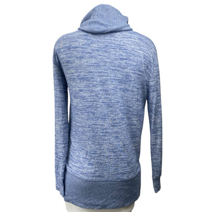 Gap Women's Blue Turtleneck Long Sleeve Slit Knit Pullover Sweater Top Size XS