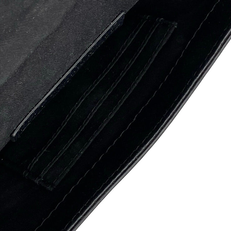 Rebecca Minkoff Chevron Quilted Love Chain Crossbody Clutch Purse Handbag OS