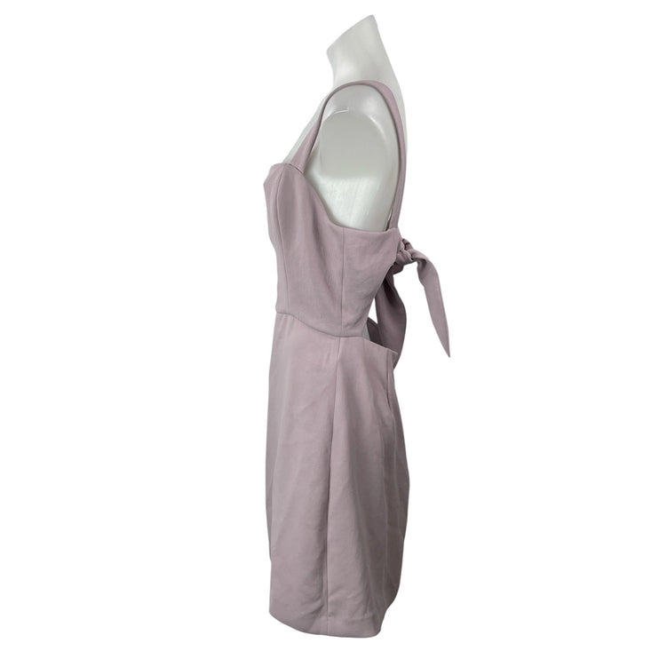 Aritzia Wilfred Lilac Purple Sleeveless Square Neck Fit & Flare Mini Dress 10