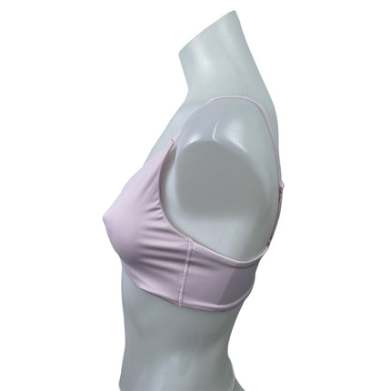Gymshark Elevate Pink Twist Front Workout Gym Activewear Bra Bralette Crop Top S