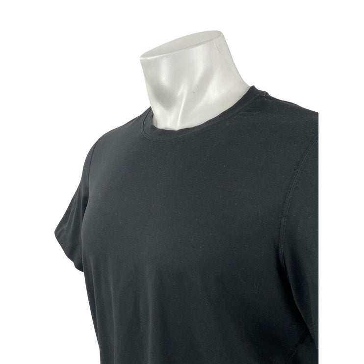 Lululemon Men's Black Short Sleeve Running Workout Athletic T Shirt Tee Top S