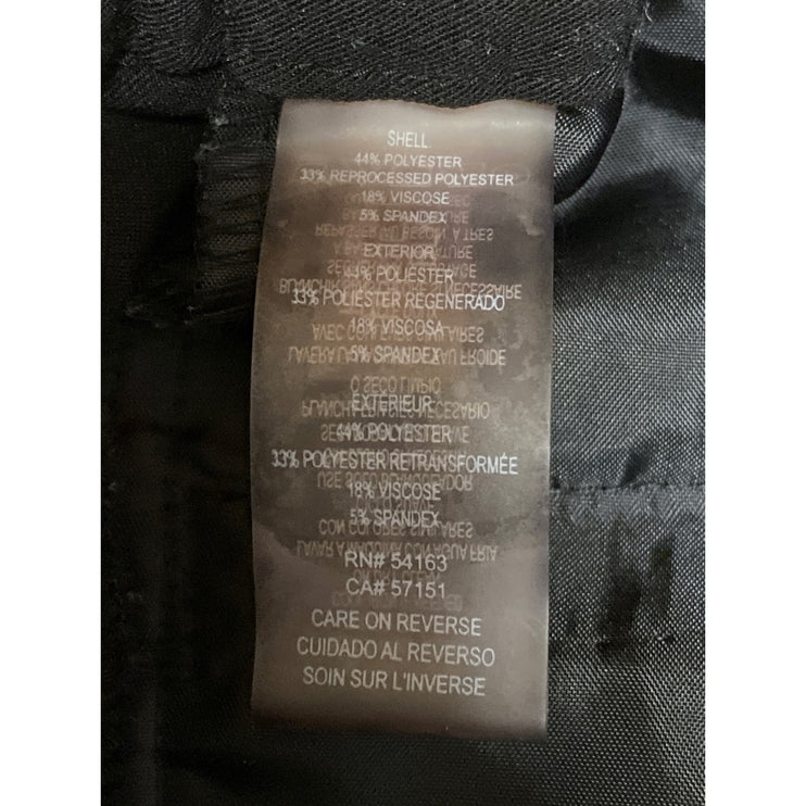 Tommy Hilfiger Women's Black High Waist Straight Leg Trousers Dress Pants Size 6