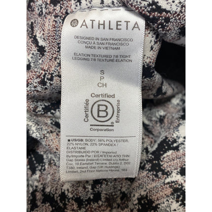 Athleta Women's Multicolored Abstract High Rise Activewear Yoga Leggings Pants S