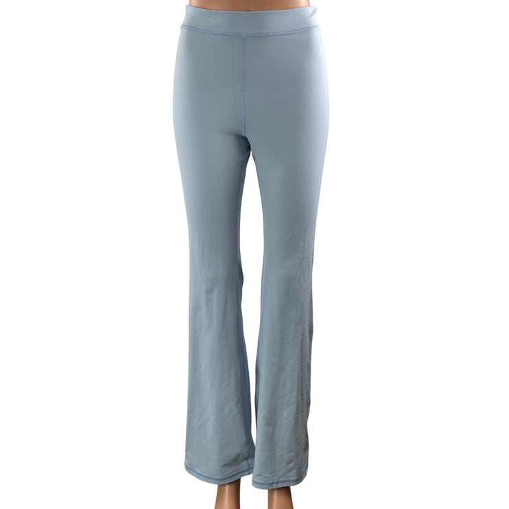 Aritzia Wilfred Free Powder Blue High Rise Flare Bootcut Leggings Pants Size M