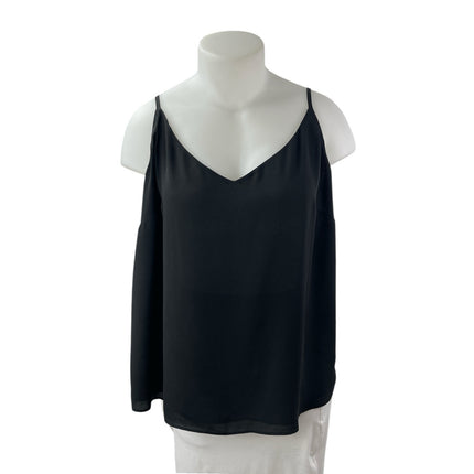 Ann Taylor LOFT Women's Black Sleeveless V Neck Cami Camisole Tank Blouse Top 20