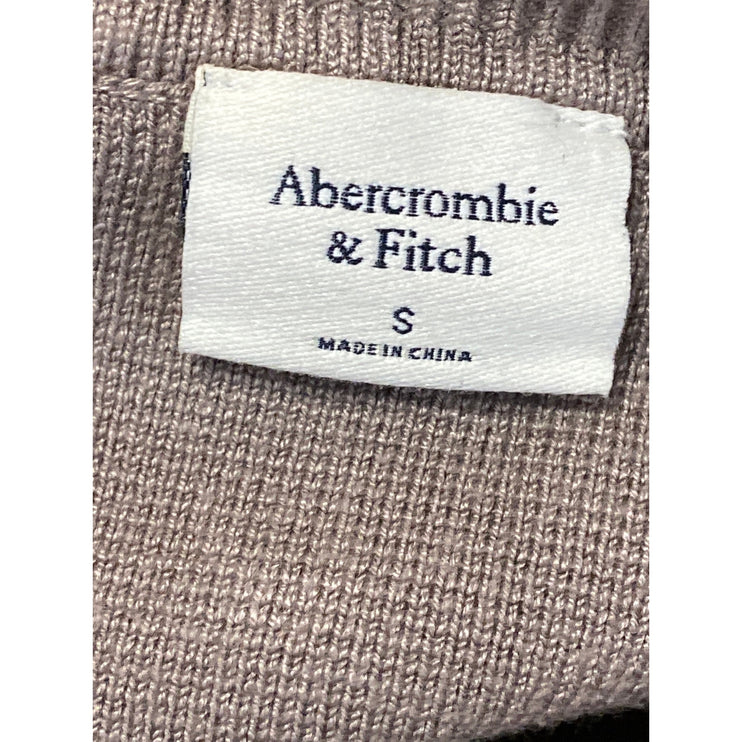 Abercrombie & Fitch Brown Rib Knit Long Sleeve Crew Neck Bodysuit Sweater Top S