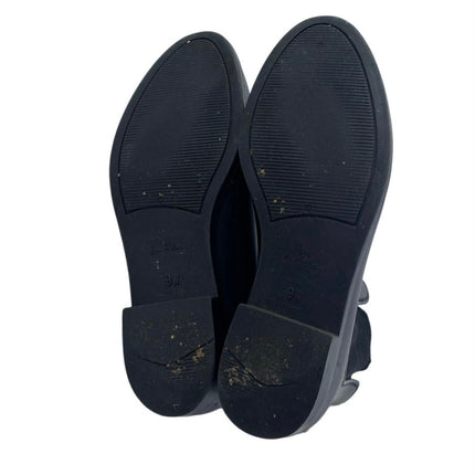 Sam Edelman Tinsley Women's Black Round Toe Slip On Chelsea Ankle Rain Boots 9W