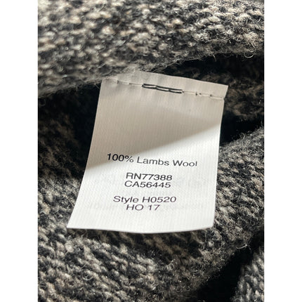 J.Crew Women's Gray 100% Lambswool Crew Neck Long Sleeve Sweater Top Size XL