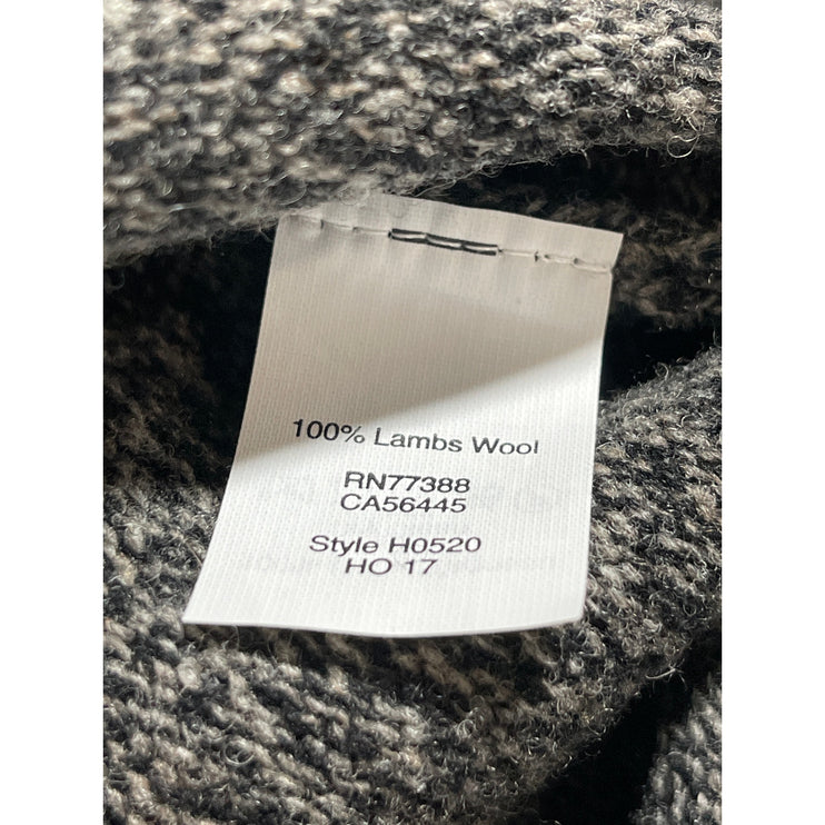 J.Crew Women's Gray 100% Lambswool Crew Neck Long Sleeve Sweater Top Size XL