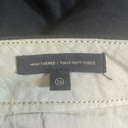 Dockers Recode Black High Rise Pleated Straight Wide Leg Denim Jeans Pants Sz 26