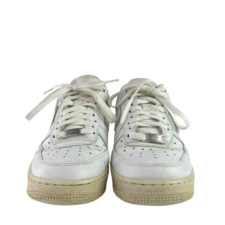 Nike Air Force 1 Low '07 Women's White Lace Up Leather Sneakers Shoes Size 9