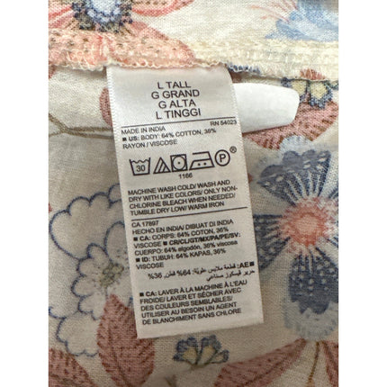 Old Navy Multicolor Floral Sleeveless Cami Camisole Maxi Tank A-Line Dress Sz L