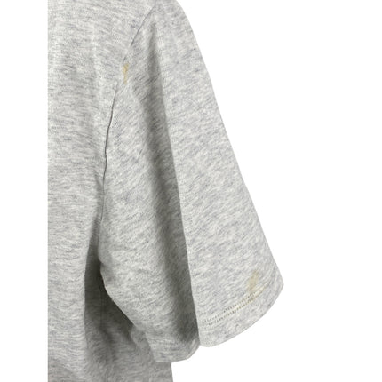 Aime Leon Dore Women's Gray Heather Mulberry Boxy Cropped T Shirt Tee Top Size M