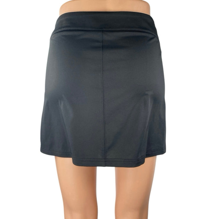 Princess Polly Women's Black High Waist Side Zip Casual Mini A-Line Skirt Size 4