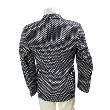 NEW Paisley & Gray Men's Black White Floral Geometric Slim Blazer Coat Jacket M