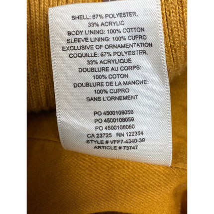 Aritzia Wilfred Free Teddy Brown High Neck Long Sleeve Bomber Coat Jacket Sz XXS